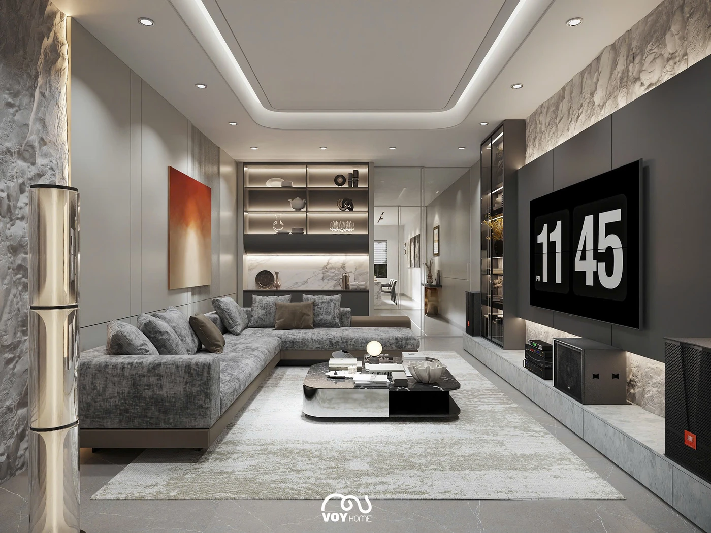 Mrs Quynh | Modern Luxury Townhouse | High-Tech & Elegant Interior | ID: 09001